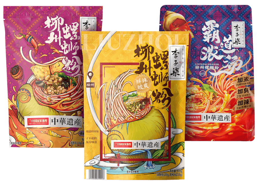李子柒柳州螺蛳粉