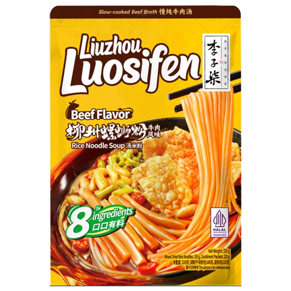 李子柒柳州螺蛳粉海外版（牛肉风味）