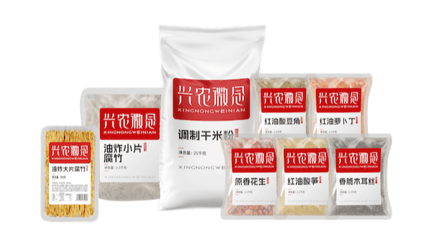 兴农微念特色粉面用酱腌菜及油炸系列